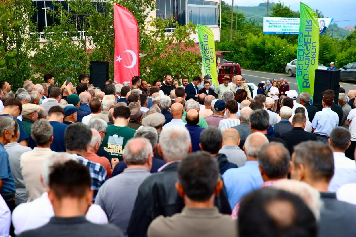 BAŞKAN GÜLER ULUBEY’DE 5 KM’LİK YOLUN AÇILIŞINI YAPTI