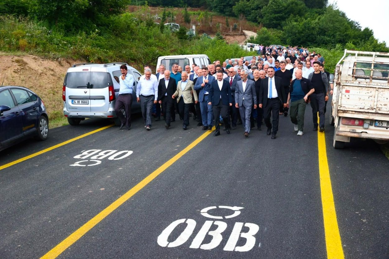 BAŞKAN GÜLER ULUBEY’DE 5 KM’LİK YOLUN AÇILIŞINI YAPTI